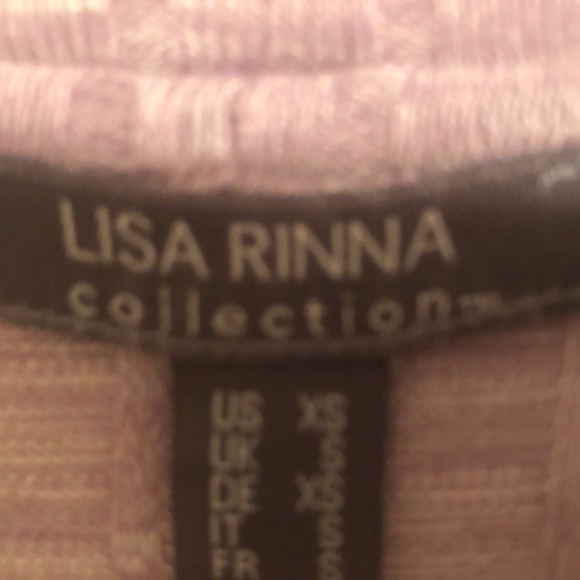 New Lisa Rinna Lavender  Cardigan w/ Ruffled Bottom - Picture 2 of 2